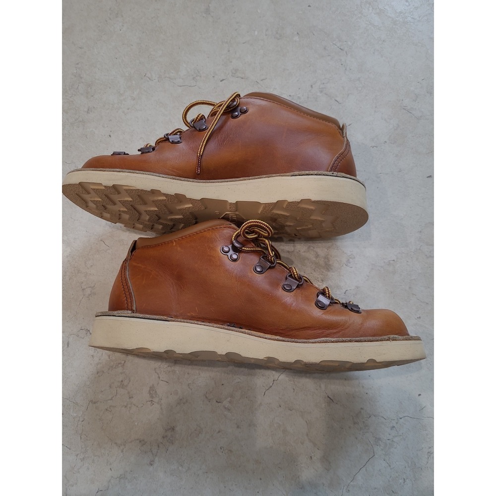 Danner Tramline Leather work hiking lace up Boot vibram sole Women SZ 7 GUC gorp - Picture 5 of 11